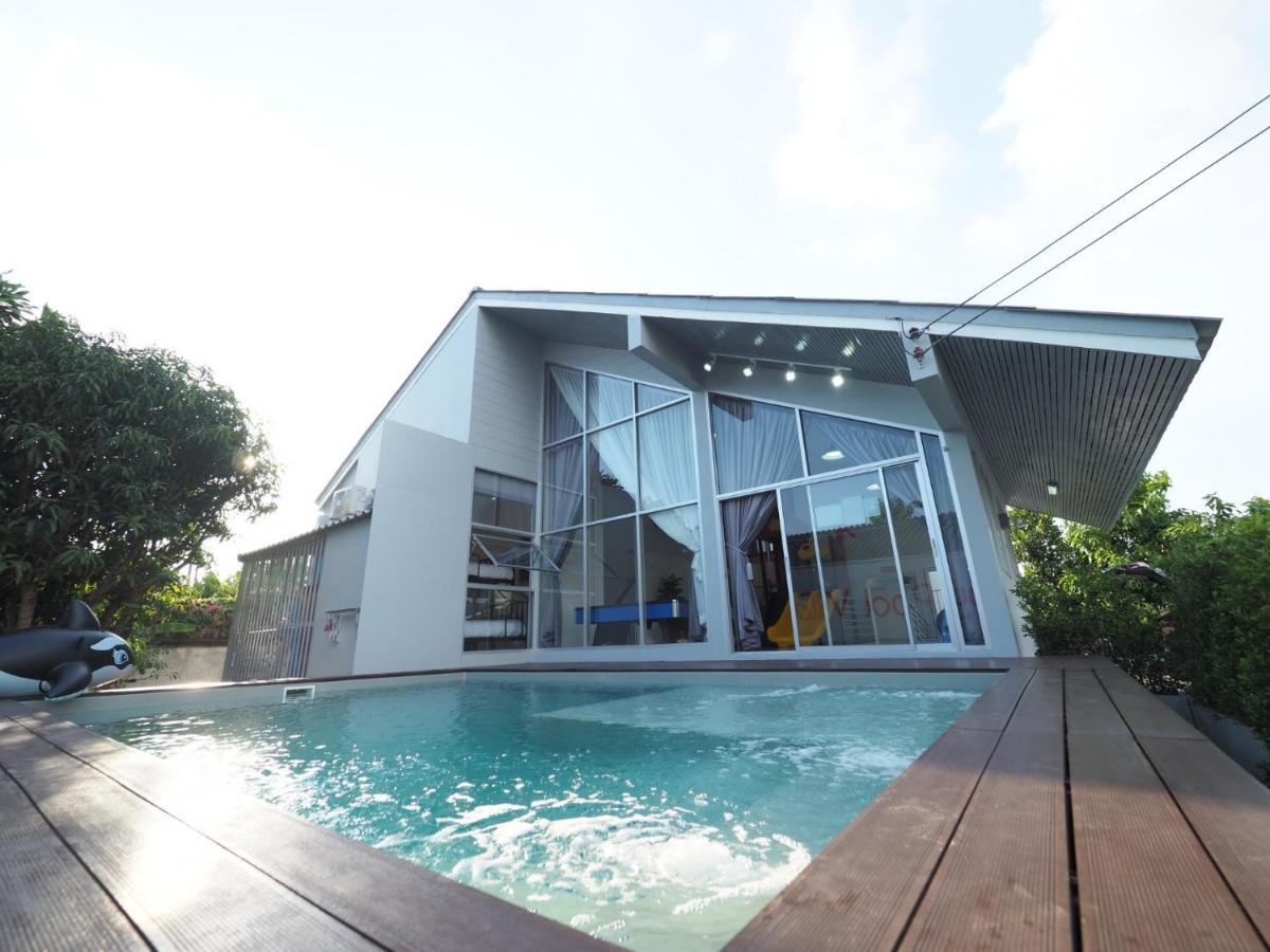 Pool Villa 3 Bedroom 10 Persons 5-Min To Tiger Zoo - Njoy Pool Villa Si Racha Exterior foto