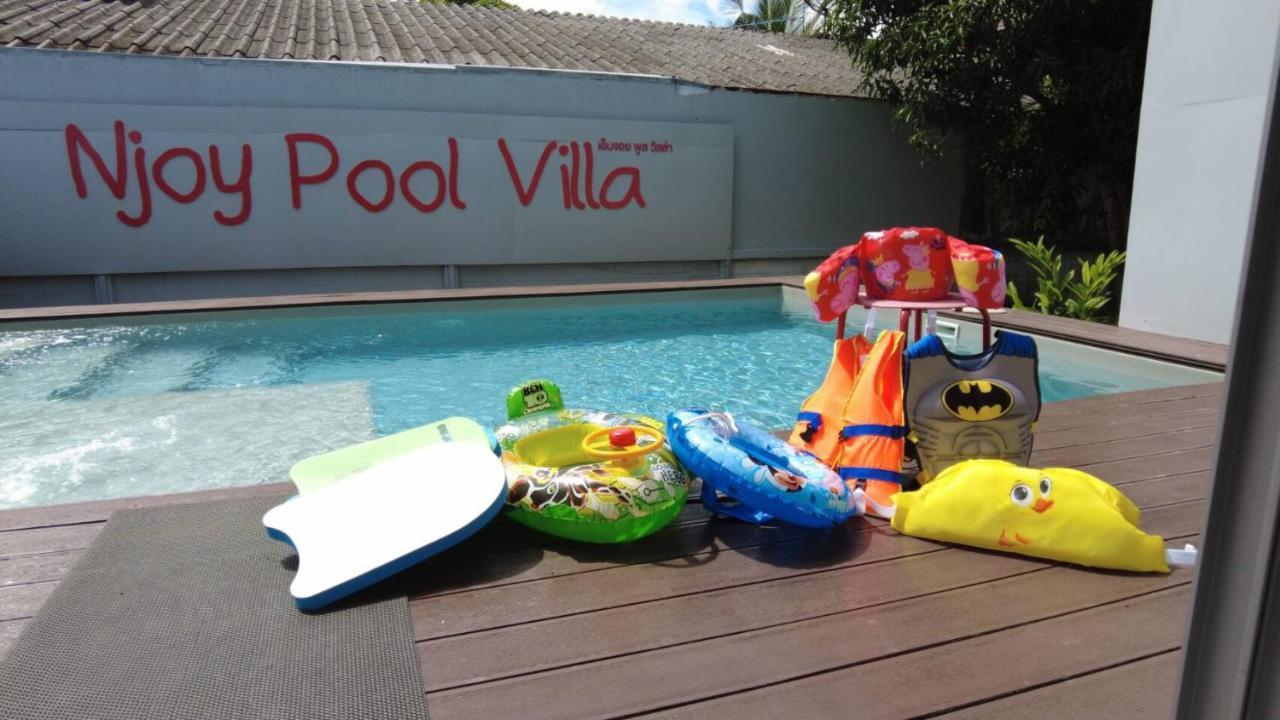 Pool Villa 3 Bedroom 10 Persons 5-Min To Tiger Zoo - Njoy Pool Villa Si Racha Exterior foto