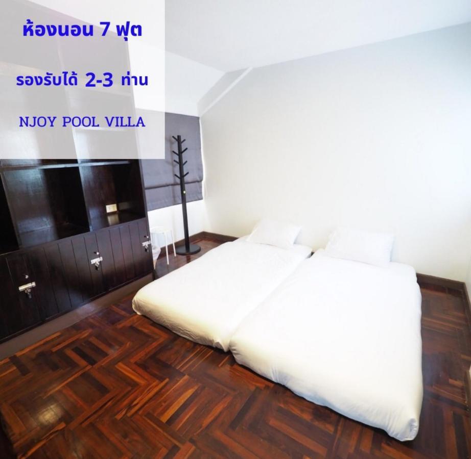 Pool Villa 3 Bedroom 10 Persons 5-Min To Tiger Zoo - Njoy Pool Villa Si Racha Exterior foto